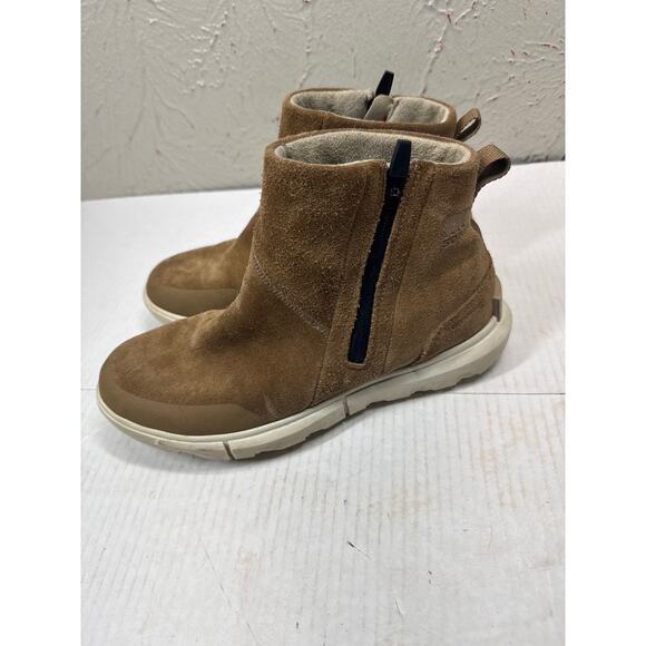 Sorel Womens Explorer II Zip Bootie Delta Fawn Brown Boots Size 8 - Picture 6 of 7